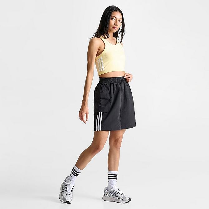 WOMEN'S ADIDAS ORIGINALS ADICOLOR CARGO LIFESTYLE SHORTS Black
